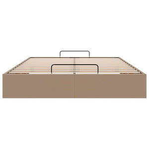 Struttura Letto Pouf senza Materasso 140x190 cm Similpelle