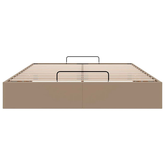 Struttura Letto Pouf senza Materasso 140x190 cm Similpelle