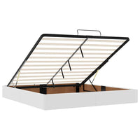 vidaXL Struttura Letto Pouf senza Materasso 160x200 cm Similpelle