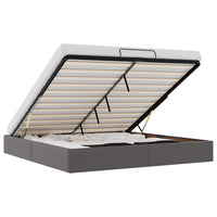 vidaXL Struttura Letto Pouf senza Materasso 200x200 cm Similpelle