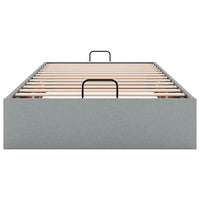 vidaXL Struttura Letto Pouf senza Materasso 90x200 cm in Tessuto