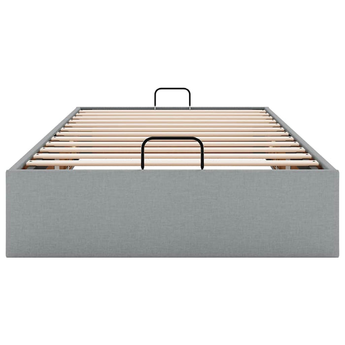 vidaXL Struttura Letto Pouf senza Materasso 90x200 cm in Tessuto