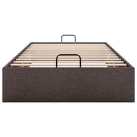 vidaXL Struttura Letto Pouf senza Materasso 90x200 cm in Tessuto
