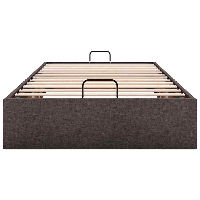 vidaXL Struttura Letto Pouf senza Materasso 90x200 cm in Tessuto