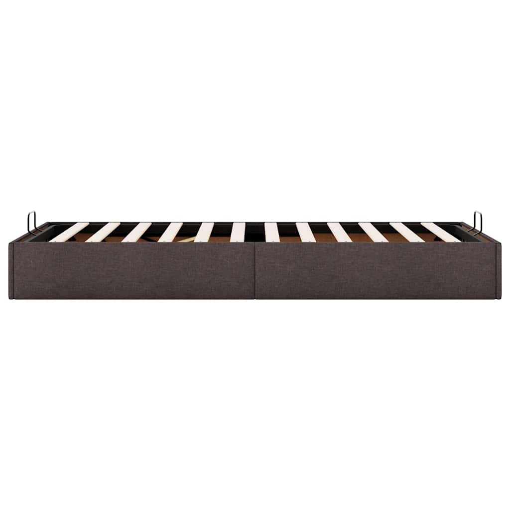 vidaXL Struttura Letto Pouf senza Materasso 90x200 cm in Tessuto