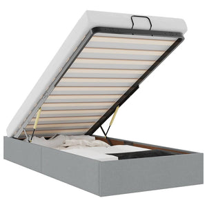 Struttura Letto Pouf senza Materasso 100x200 cm in Tessuto 3310854