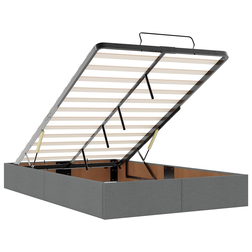 Struttura Letto Pouf senza Materasso 120x200 cm in Tessuto 3310869