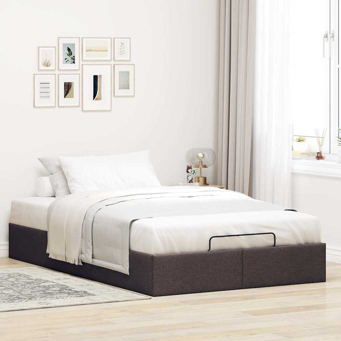 vidaXL Struttura Letto Pouf senza Materasso 120x200 cm in Tessuto