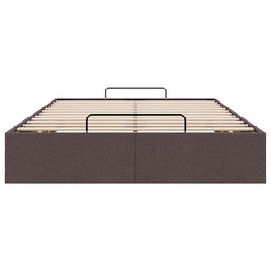 vidaXL Struttura Letto Pouf senza Materasso 120x200 cm in Tessuto