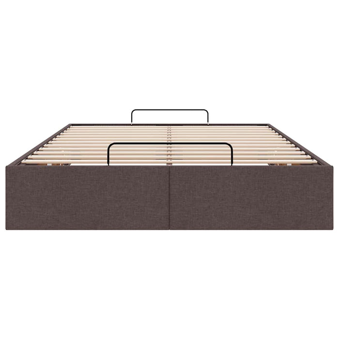 vidaXL Struttura Letto Pouf senza Materasso 120x200 cm in Tessuto