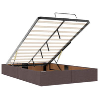 Struttura Letto Pouf senza Materasso 120x200 cm in Tessuto 3310871