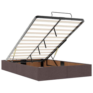 Struttura Letto Pouf senza Materasso 120x200 cm in Tessuto 3310871