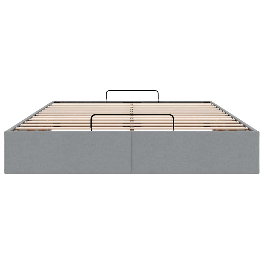 Struttura Letto Pouf senza Materasso 140x190 cm in Tessuto 3310875