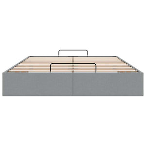 Struttura Letto Pouf senza Materasso 140x190 cm in Tessuto 3310875