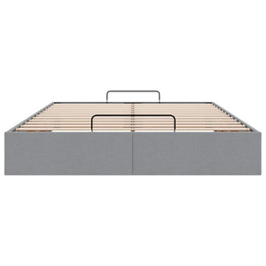 Struttura Letto Pouf senza Materasso 140x200 cm in Tessuto 3310882