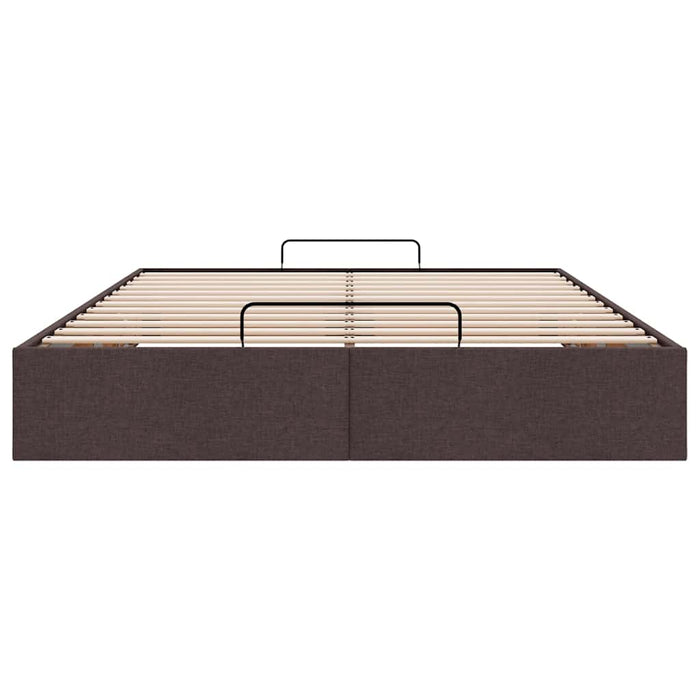 vidaXL Struttura Letto Pouf senza Materasso 140x200 cm in Tessuto