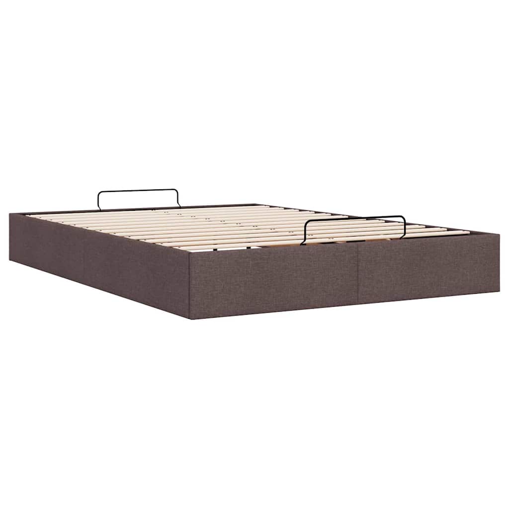 vidaXL Struttura Letto Pouf senza Materasso 140x200 cm in Tessuto