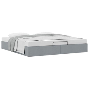 Struttura Letto Pouf senza Materasso 180x200 cm in Tessuto 3310896