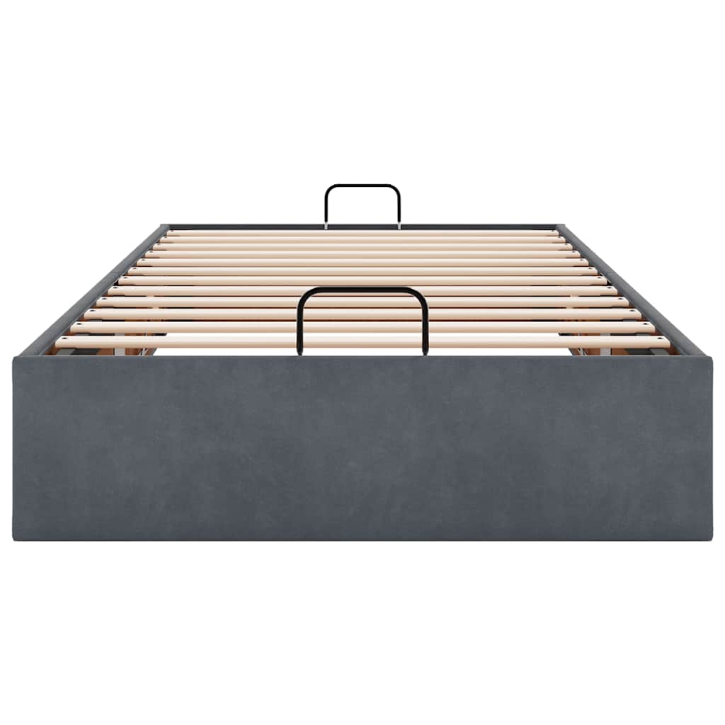 Struttura Letto Pouf Senza Materasso 80x200 cm Velluto 3310926