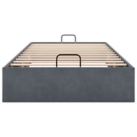 Struttura Letto Pouf Senza Materasso 80x200 cm Velluto 3310926