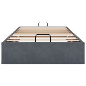 Struttura Letto Pouf Senza Materasso 80x200 cm Velluto 3310926