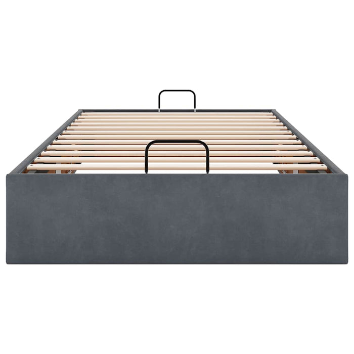 Struttura Letto Pouf Senza Materasso 80x200 cm Velluto 3310926