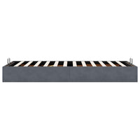 Struttura Letto Pouf Senza Materasso 80x200 cm Velluto 3310926