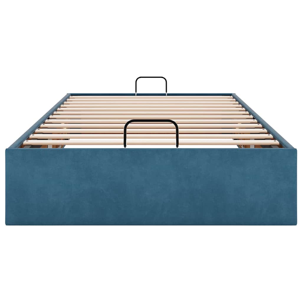 Struttura Letto Pouf Senza Materasso 90x190 cm Velluto 3310935