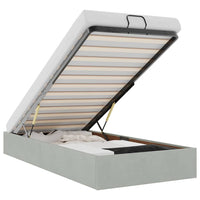 Struttura Letto Pouf Senza Materasso 90x200 cm Velluto 3310937