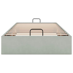 Struttura Letto Pouf Senza Materasso 90x200 cm Velluto 3310937