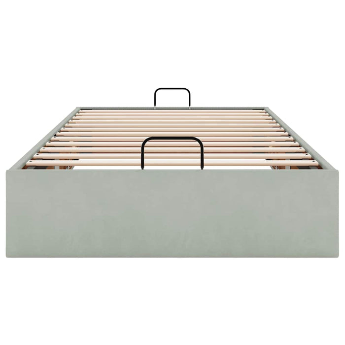 Struttura Letto Pouf Senza Materasso 90x200 cm Velluto 3310937