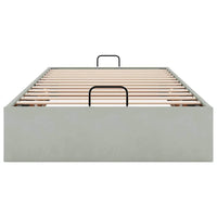 Struttura Letto Pouf Senza Materasso 100x200 cm Velluto 3310943