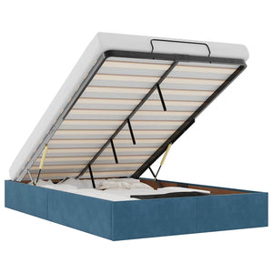 Struttura Letto Pouf Senza Materasso 120x190 cm Velluto 3310953