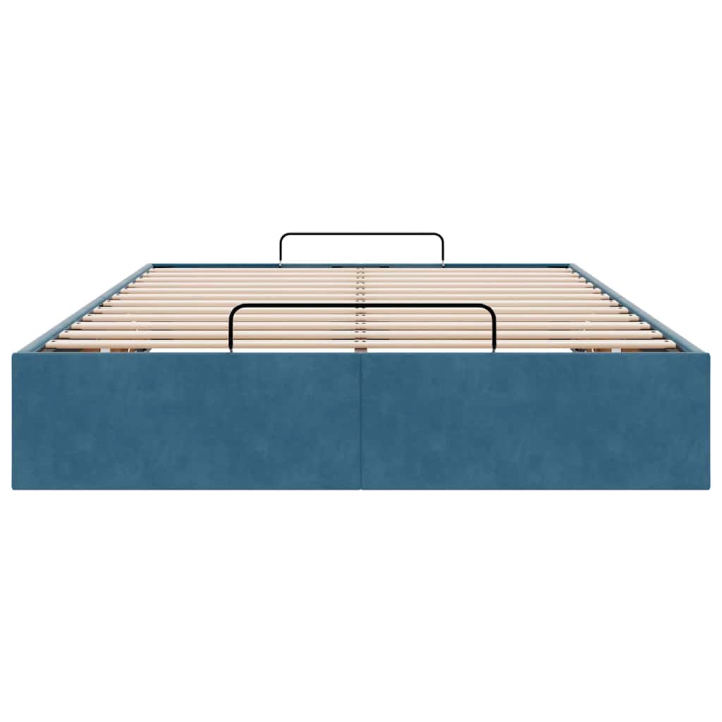 Struttura Letto Pouf Senza Materasso 120x190 cm Velluto 3310953