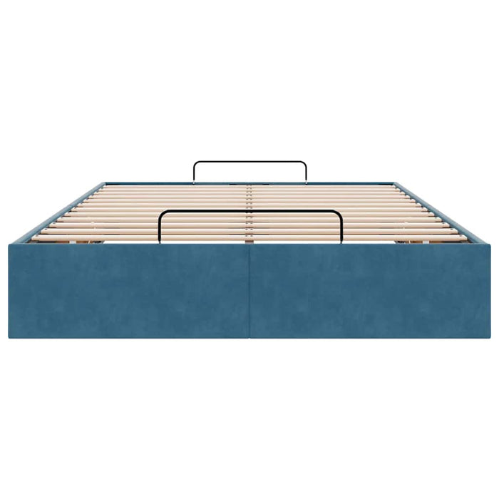 Struttura Letto Pouf Senza Materasso 120x190 cm Velluto 3310953