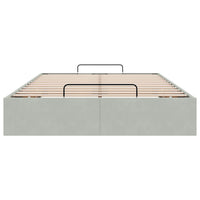 Struttura Letto Pouf Senza Materasso 120x200 cm Velluto 3310955