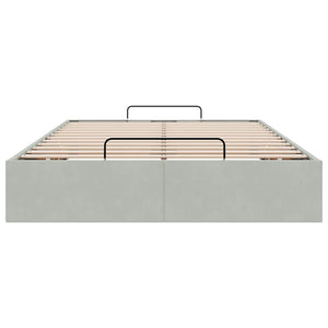 Struttura Letto Pouf Senza Materasso 120x200 cm Velluto 3310955