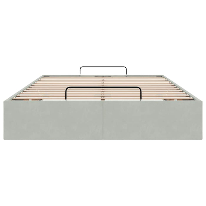 Struttura Letto Pouf Senza Materasso 120x200 cm Velluto 3310955