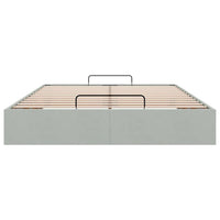 Struttura Letto Pouf senza Materasso 140x200 cm in Velluto 3310967