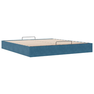 Struttura Letto Pouf senza Materasso 160x200 cm in Velluto 3310977