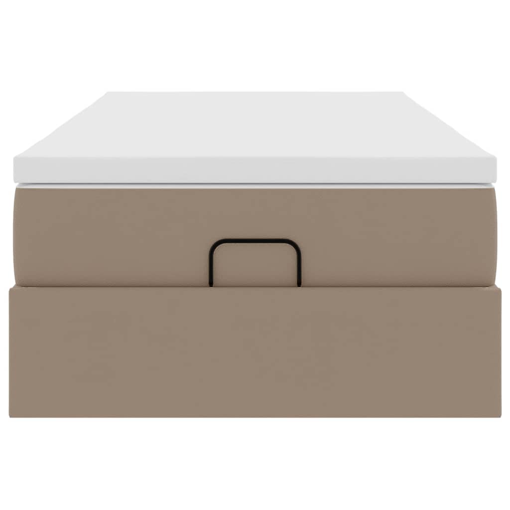 Struttura Letto Pouf con Materasso 90x200 cm Similpelle 3311020