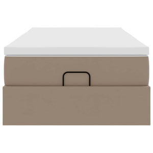 Struttura Letto Pouf con Materasso 90x200 cm Similpelle 3311020