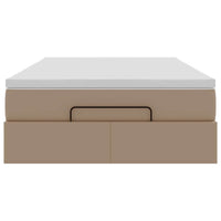 Struttura Letto Pouf con Materasso 120x190 cm Similpelle 3311030