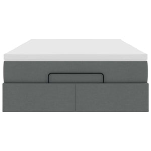 Struttura Letto Pouf con Materasso 80x200 cm in Tessuto 3311093