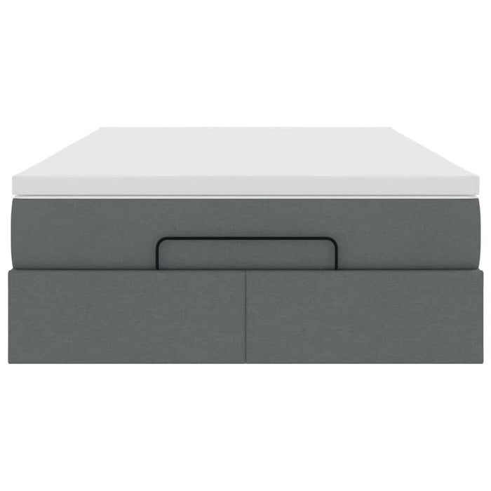 Struttura Letto Pouf con Materasso 80x200 cm in Tessuto 3311093