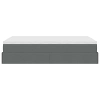 Struttura Letto Pouf con Materasso 80x200 cm in Tessuto 3311093