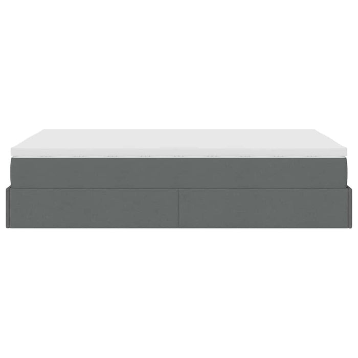 Struttura Letto Pouf con Materasso 80x200 cm in Tessuto 3311093