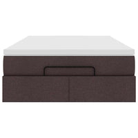 Struttura Letto Pouf con Materasso 120x200 cm in Tessuto