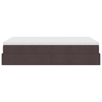 Struttura Letto Pouf con Materasso 120x200 cm in Tessuto