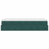 Struttura Letto Pouf con Materasso 80x200 cm Velluto 3311150